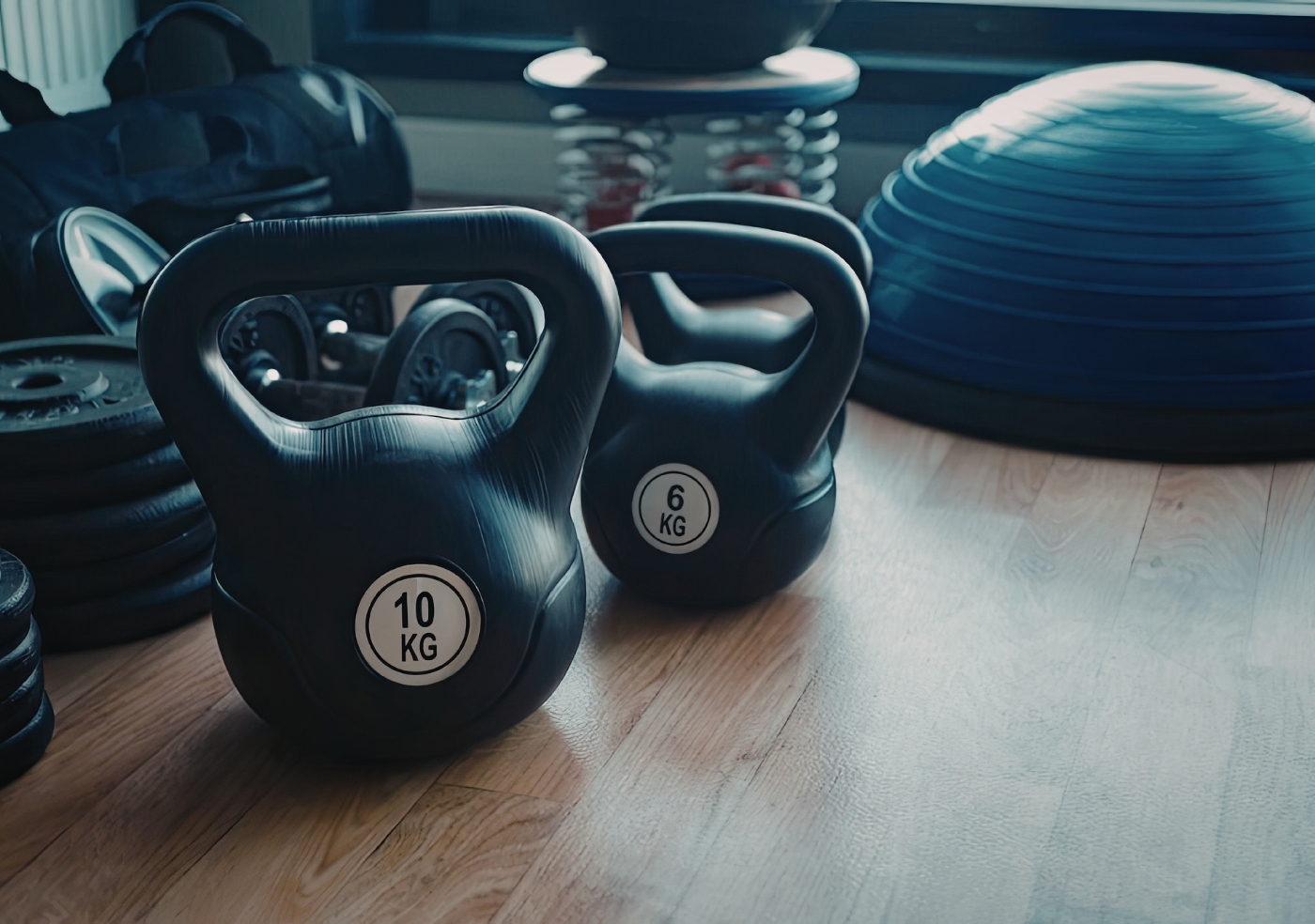 Cast iron kettlebells