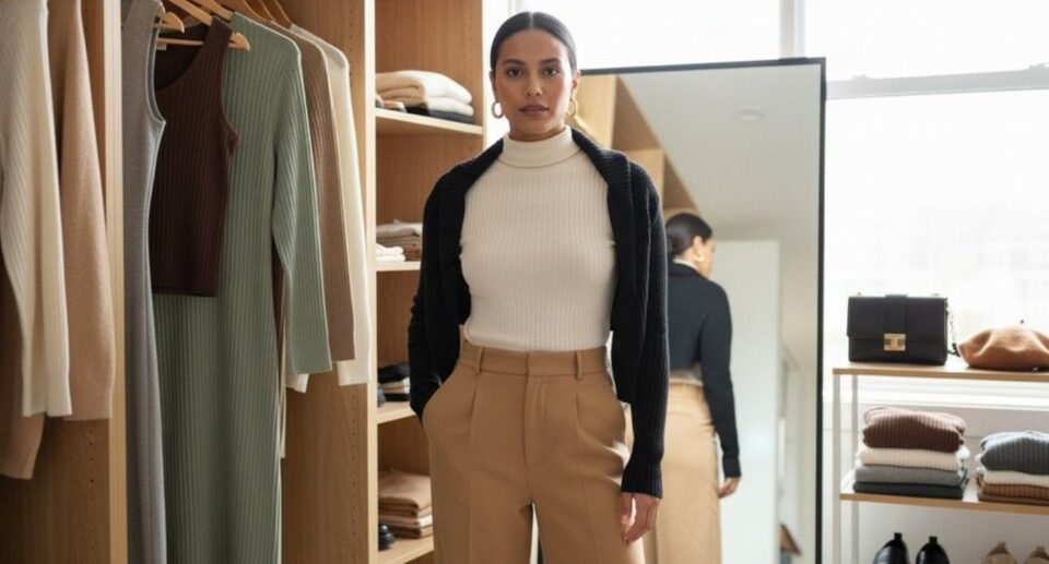 utility luxe wardrobe